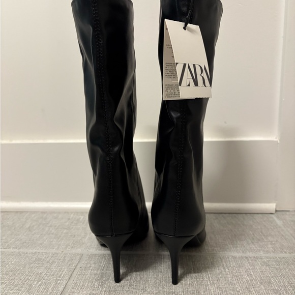 Zara Black Women's Boots - Picture 5 of 6